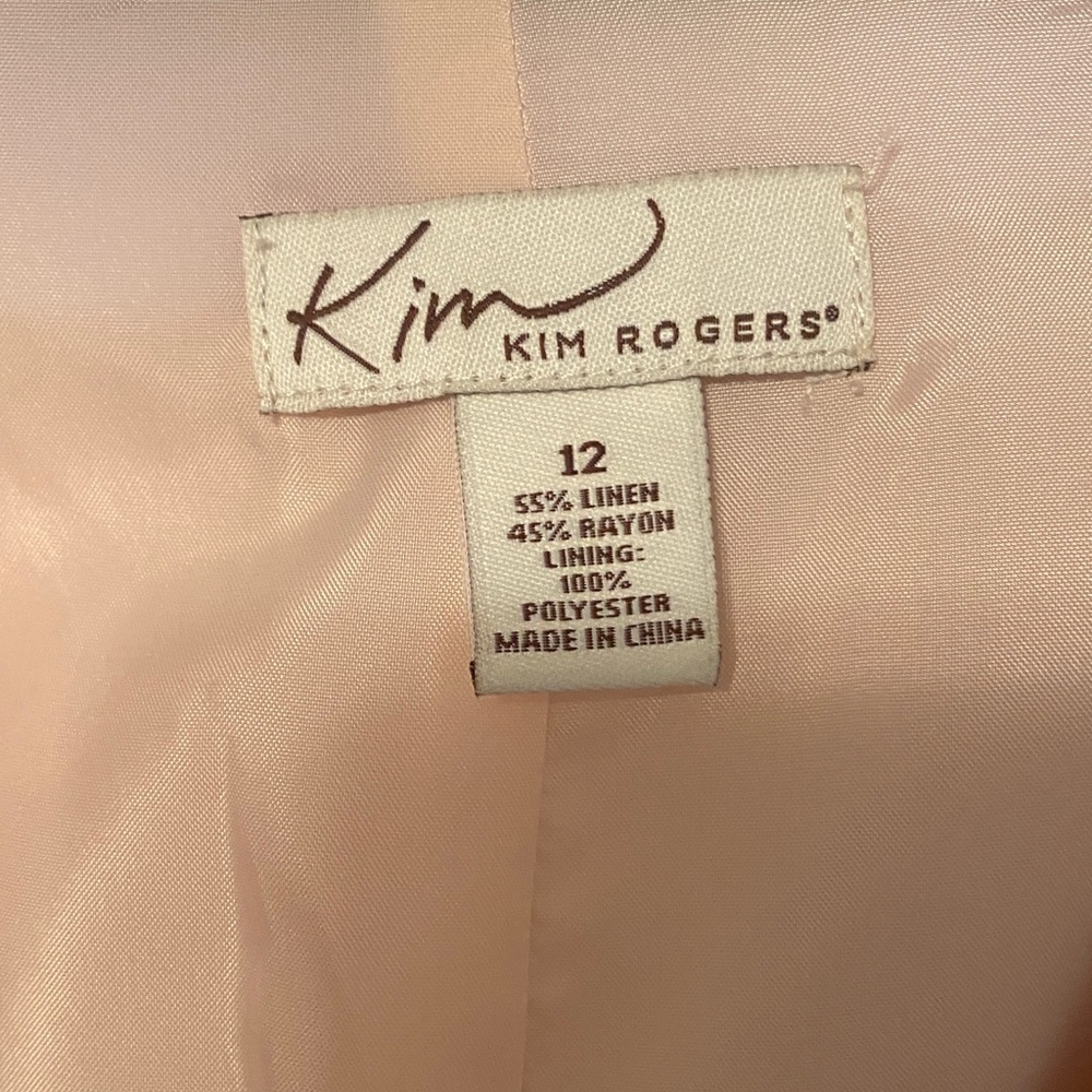Pink Embroidered Open Jacket - Picture 2 of 5